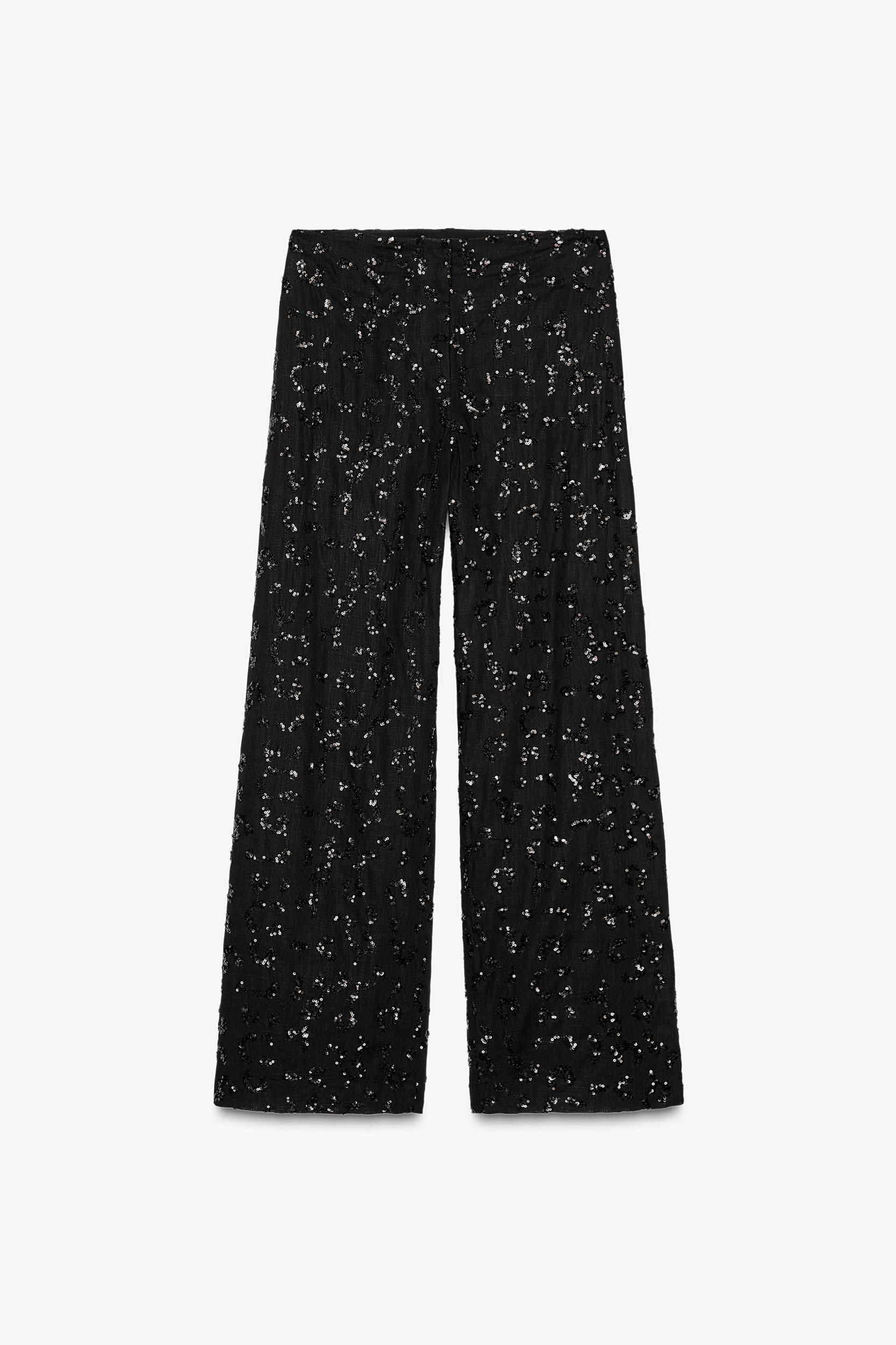 SEQUIN VOLUME PANTS Product Image