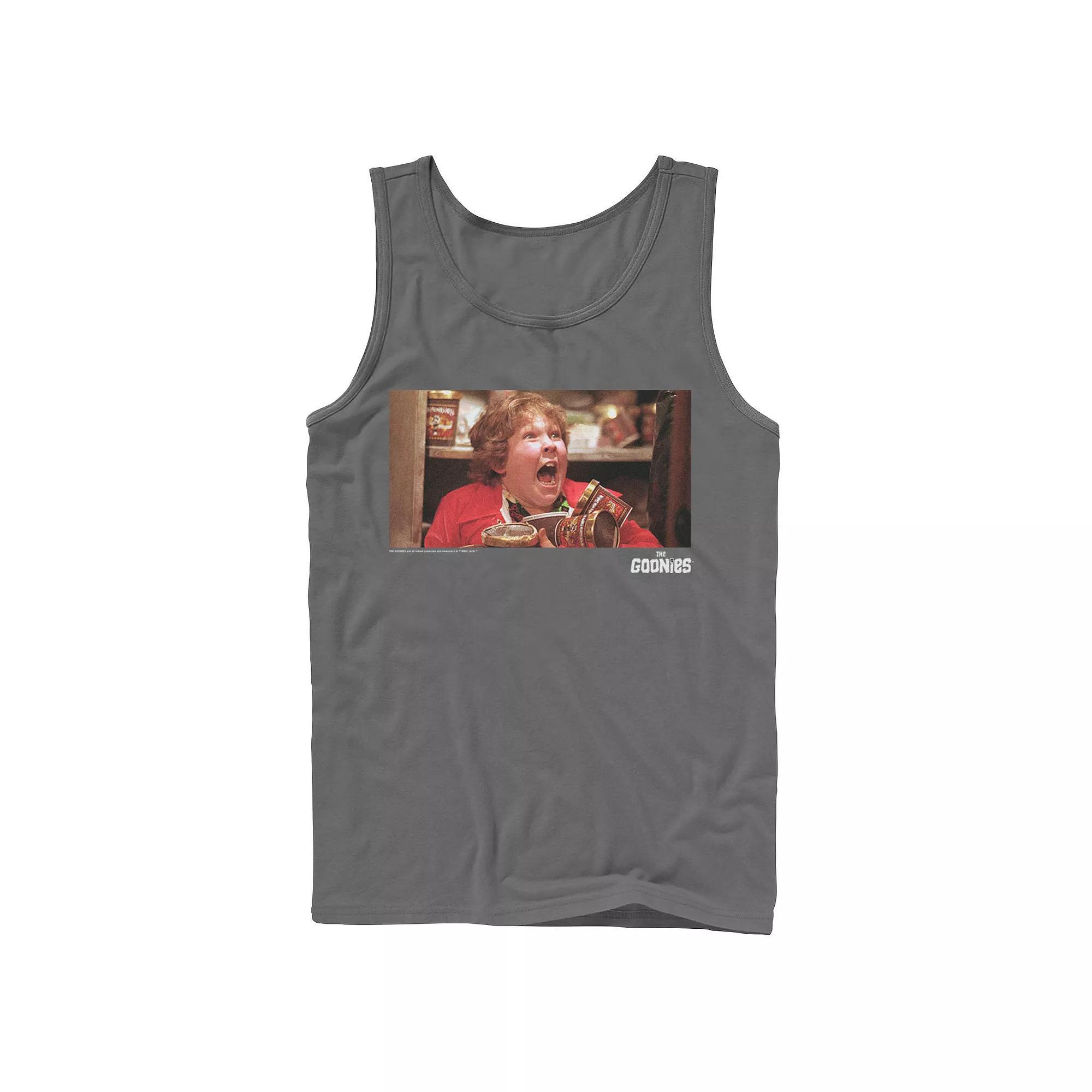 Men's The Goonies Chunk Snack Time Portrait Tank Top,  Product Image