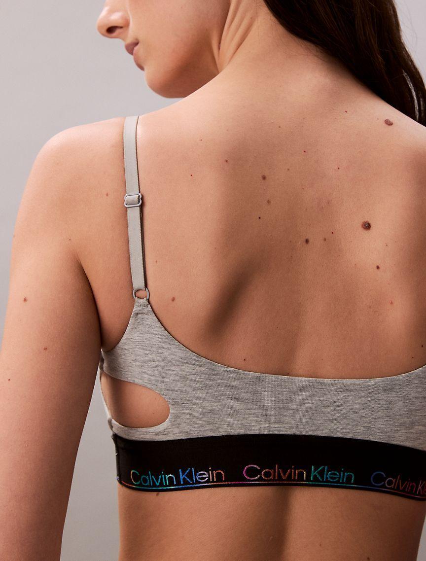Icon Cotton Modal Pride Deconstructed Unlined Bralette Product Image
