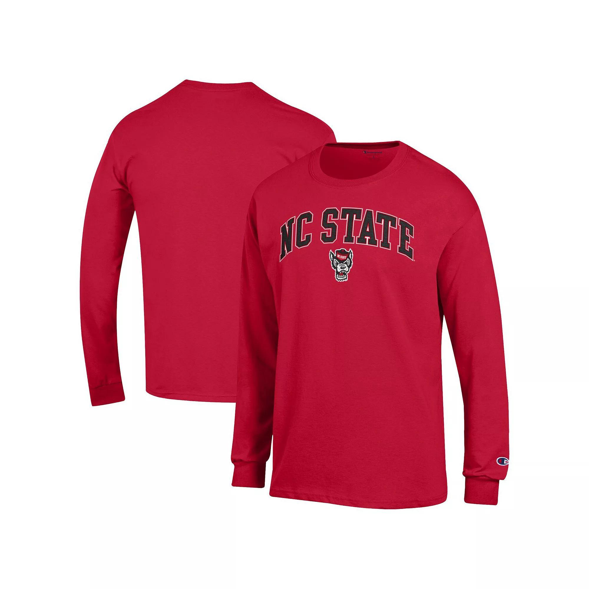 Men's Champion Black Oklahoma Sooners Basic Arch Long Sleeve T-Shirt,  Product Image