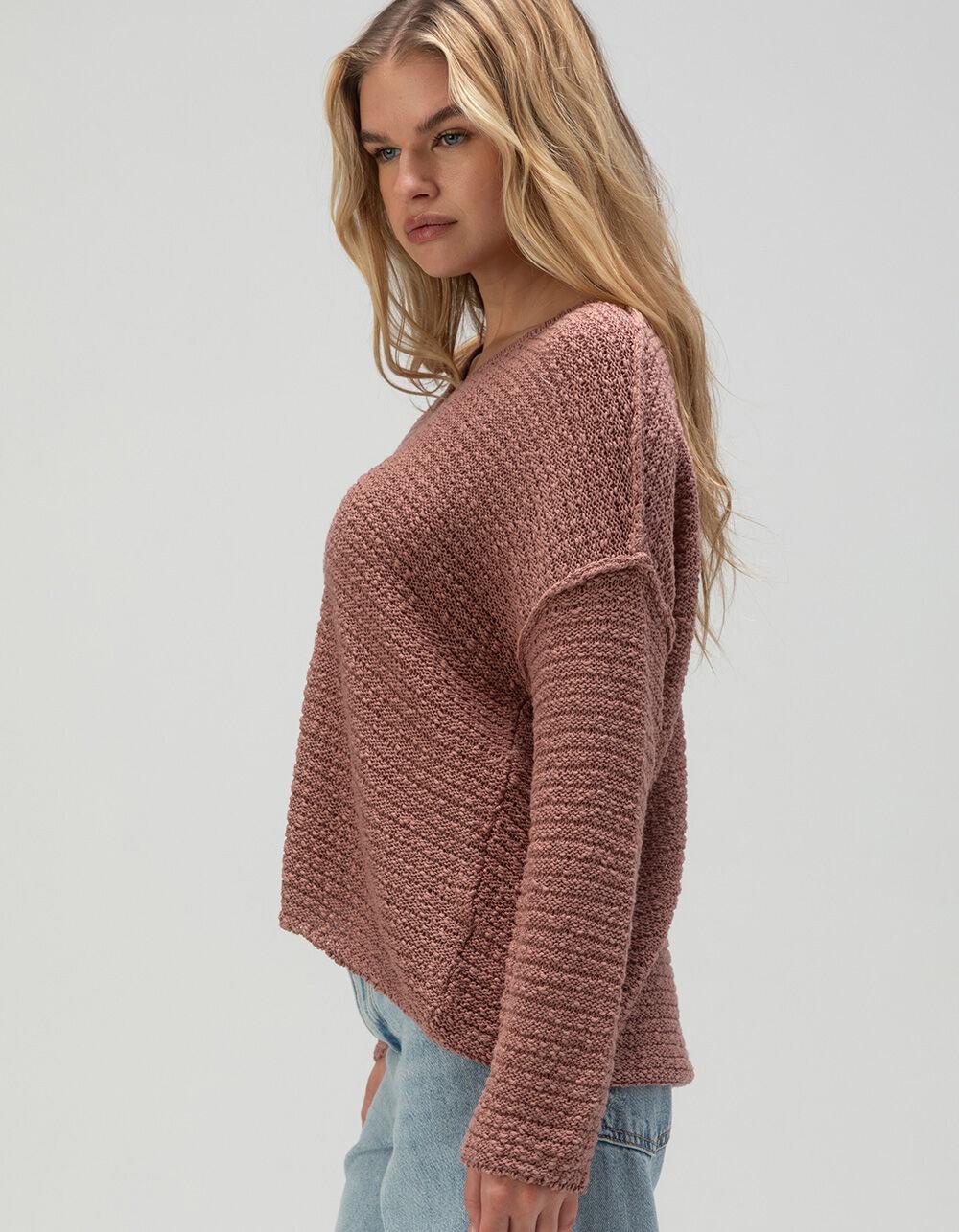 O'NEILL Marina Womens Long Sleeve Sweater - MAUVE Product Image
