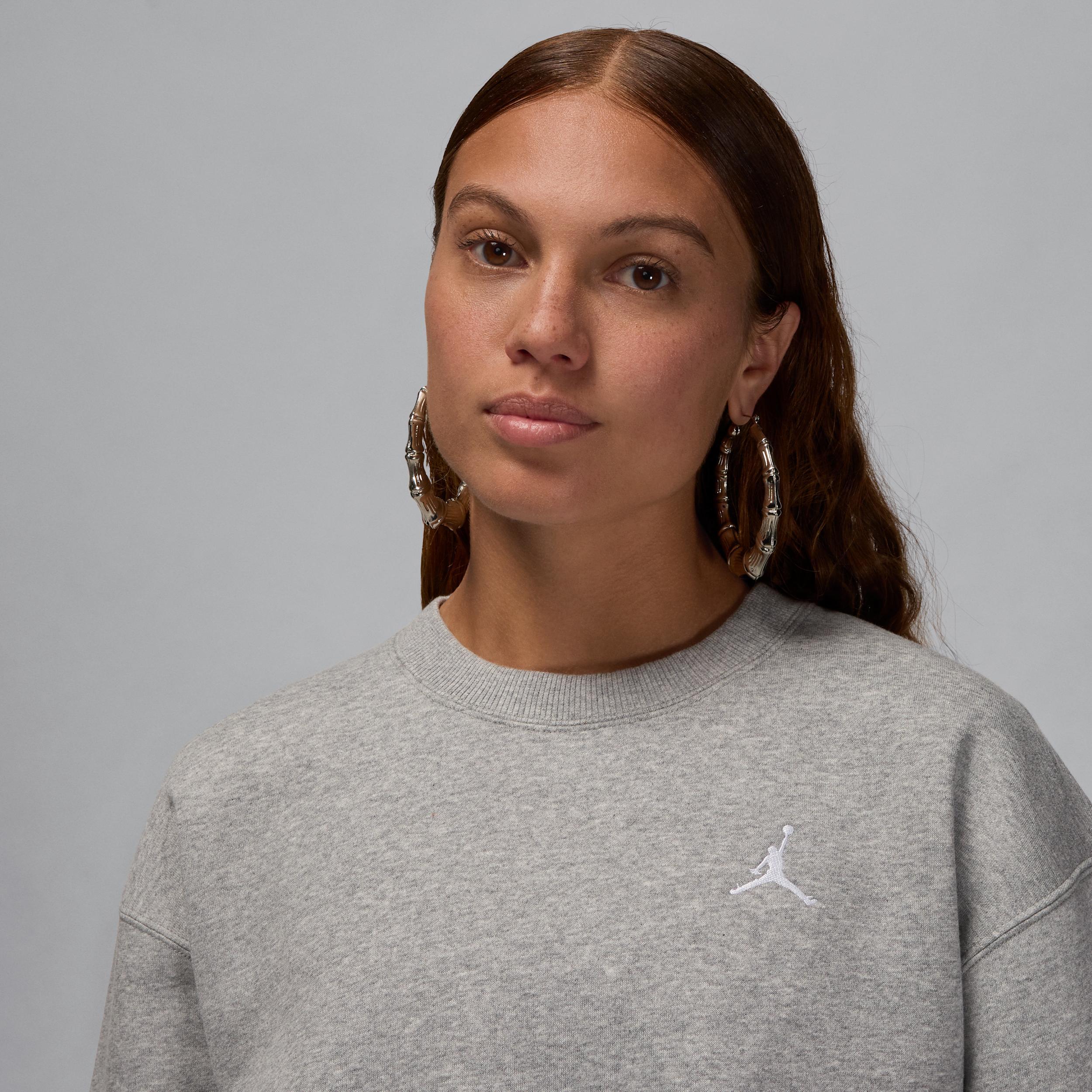 Womens Jordan Brooklyn Fleece Crew-Neck Sweatshirt | FV7074-063 Product Image
