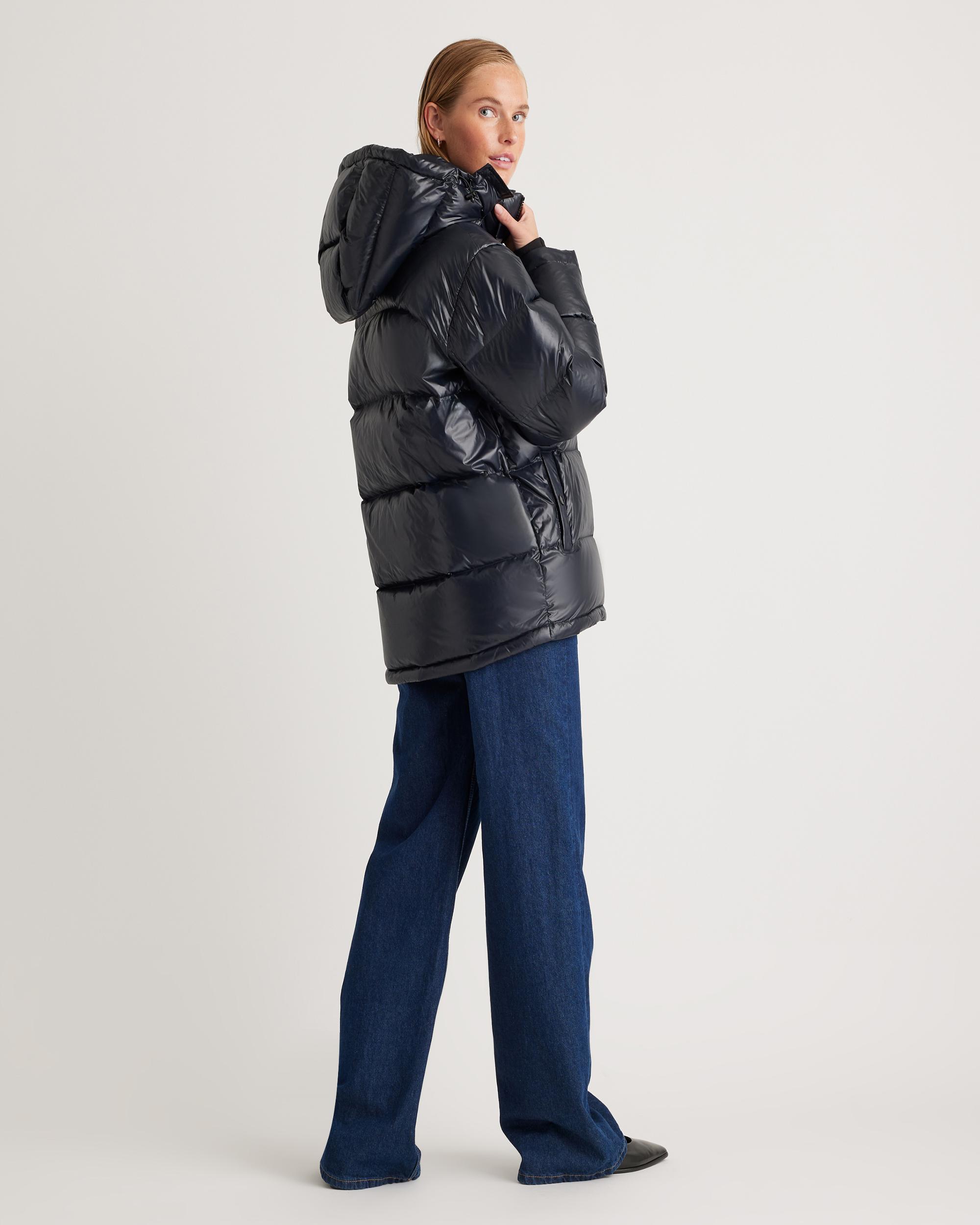 Quince | Women's Responsible Down Cropped Puffer Jacket Size XL, Recycled Polyester Product Image