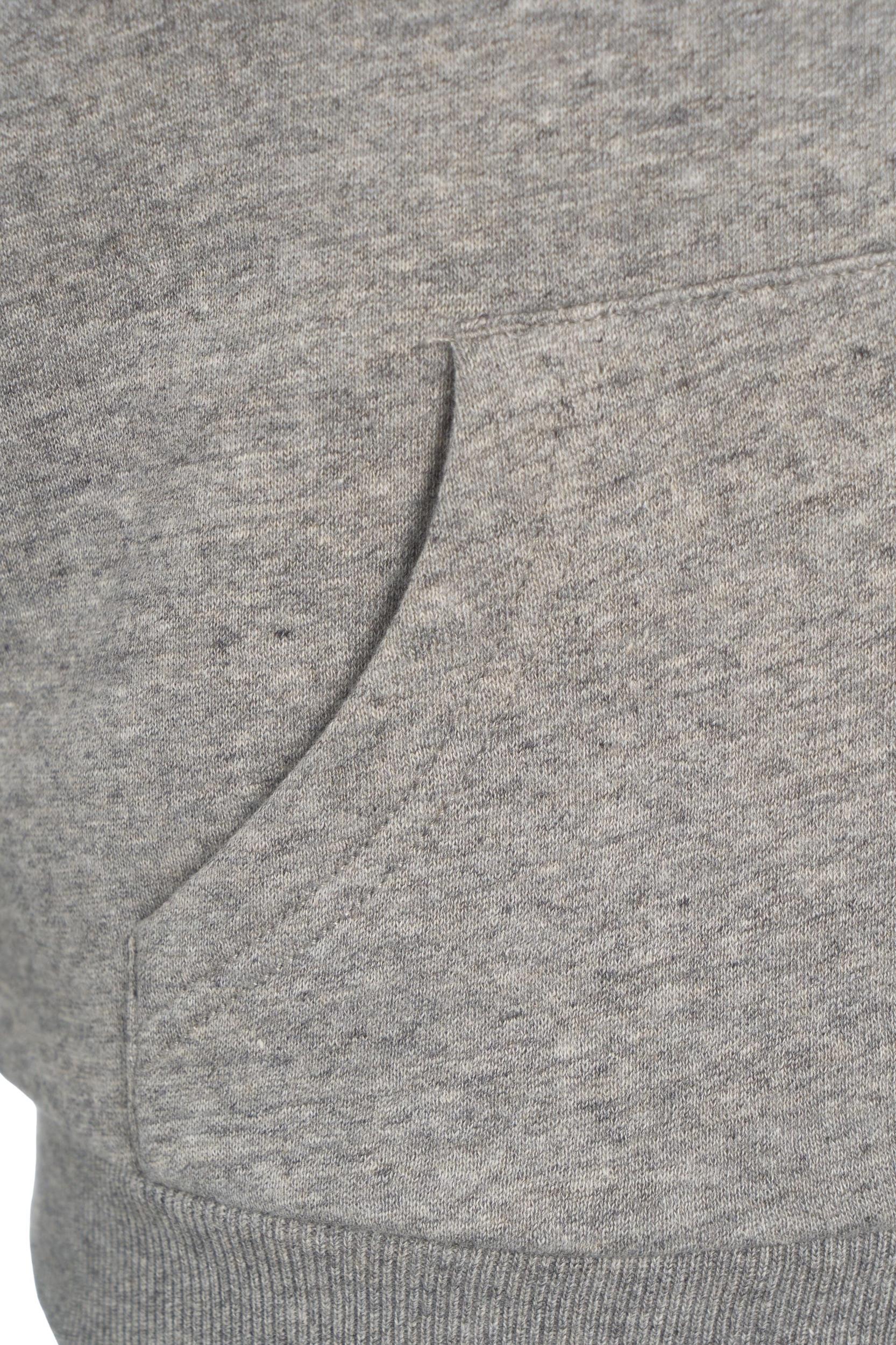 Zip hoodie with logo embroidery Product Image