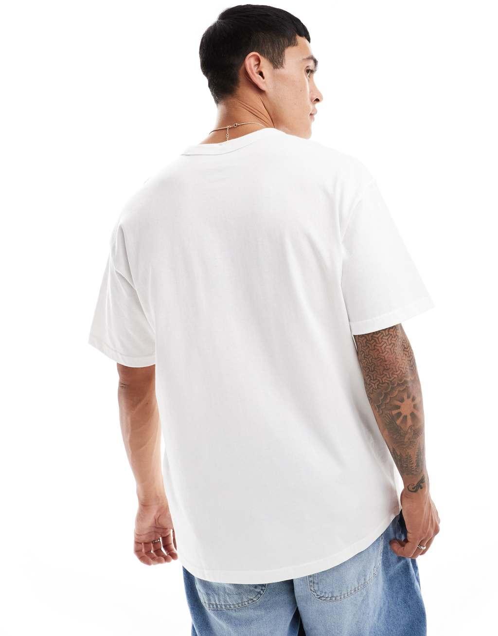 Nike Swoosh FM graphic t-shirt in white Product Image