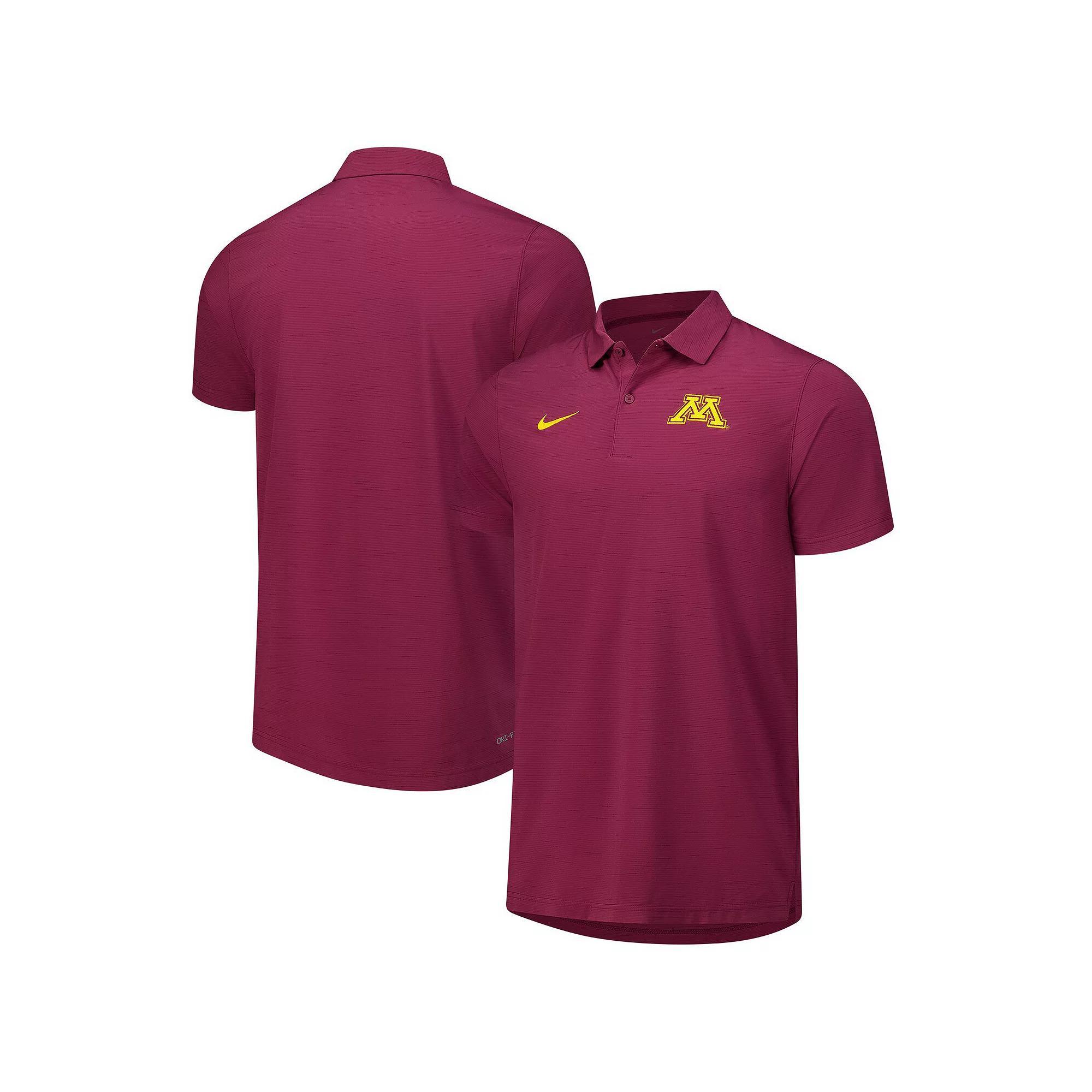 Men's Nike Maroon Minnesota Golden Gophers Performance Polo, Size: 3XL, Red Product Image