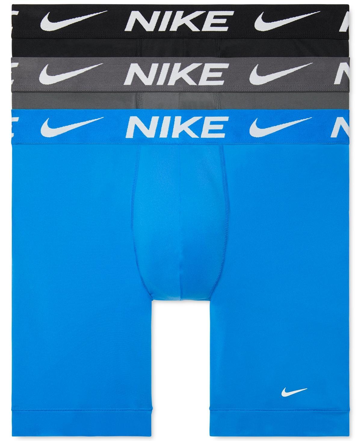 Nike Men's Dri-FIT Essential Micro Long Boxer Briefs (3-Pack) Product Image