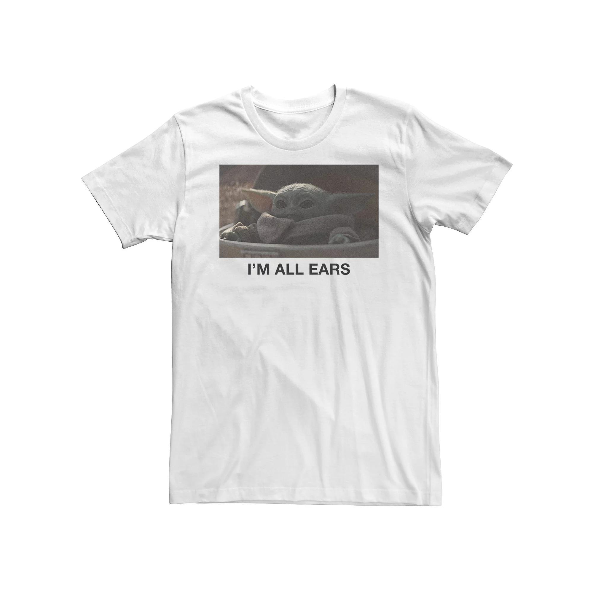 Big & Tall Star Wars The Mandalorian The Child "I'm All Ears" Tee, Men's,  Product Image