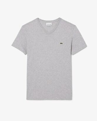 Men's Lightweight Pima Cotton V-Neck T-Shirt Product Image