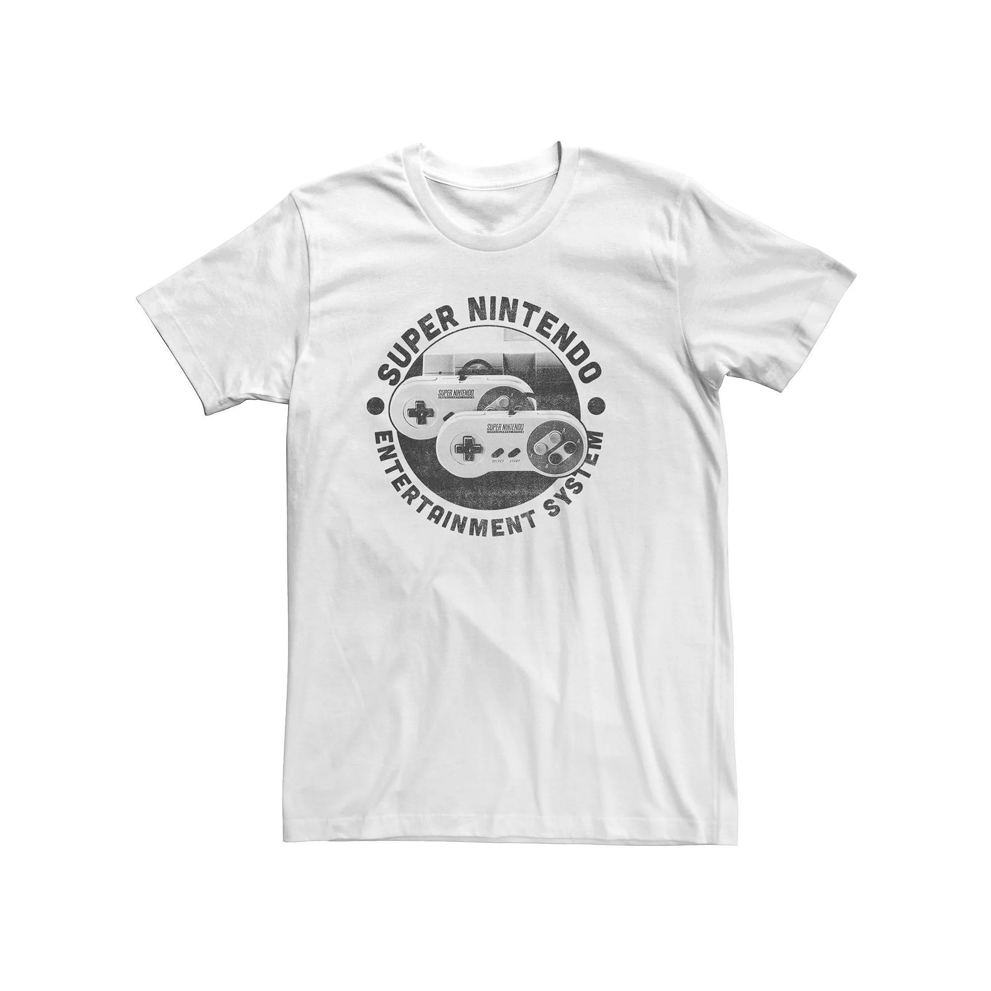 Big & Tall Nintendo Super Nintendo Controllers Tee, Men's,  Product Image