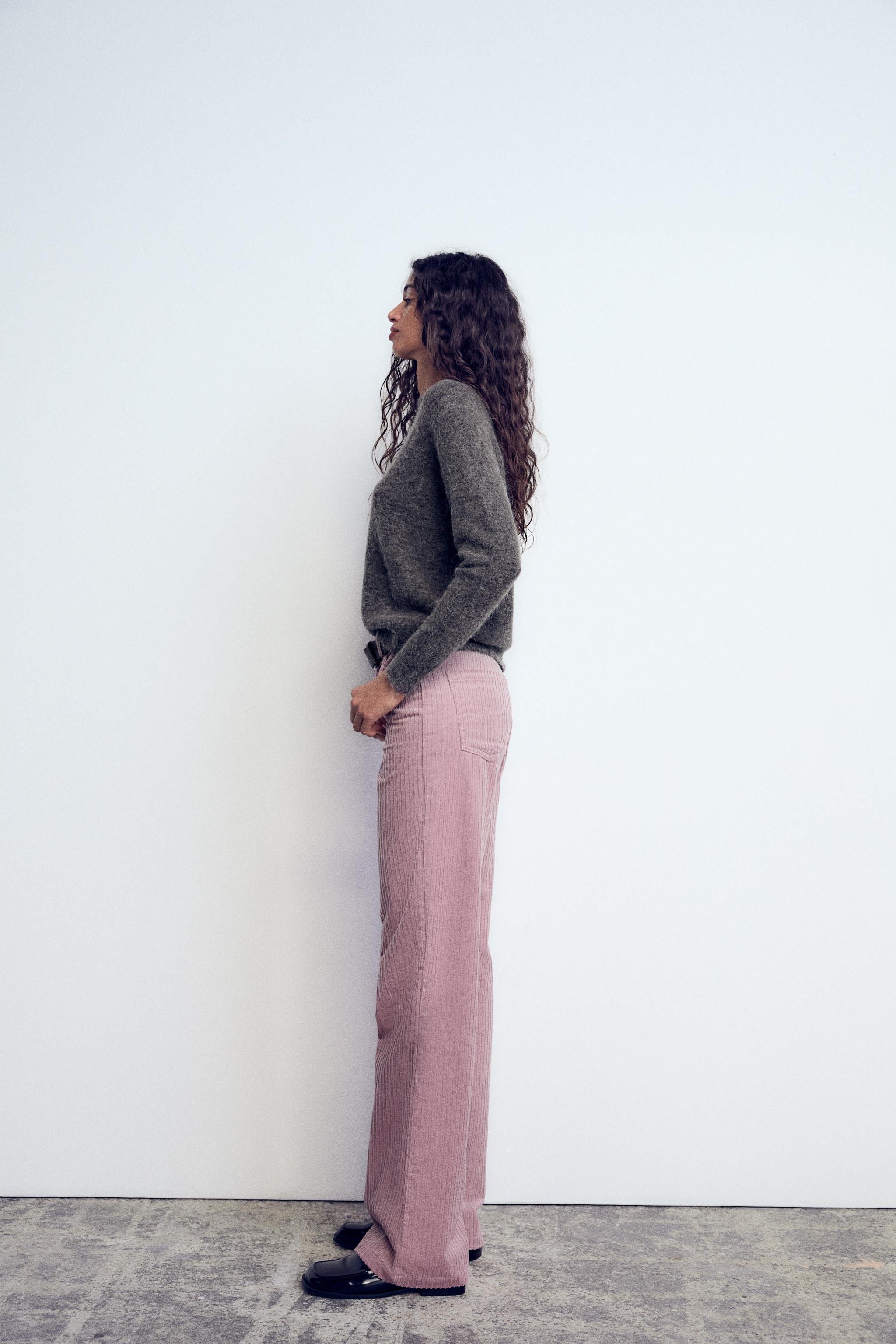 STRAIGHT LEG CORDUROY PANTS Product Image