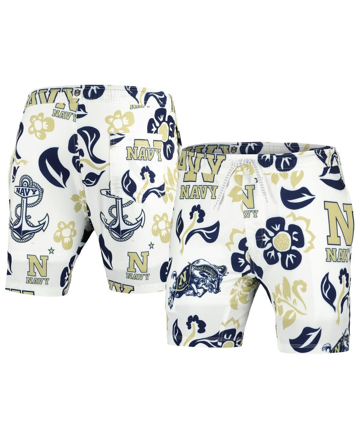 Mens Wes & Willy Navy Midshipmen Vault Tech Swimming Trunks Product Image