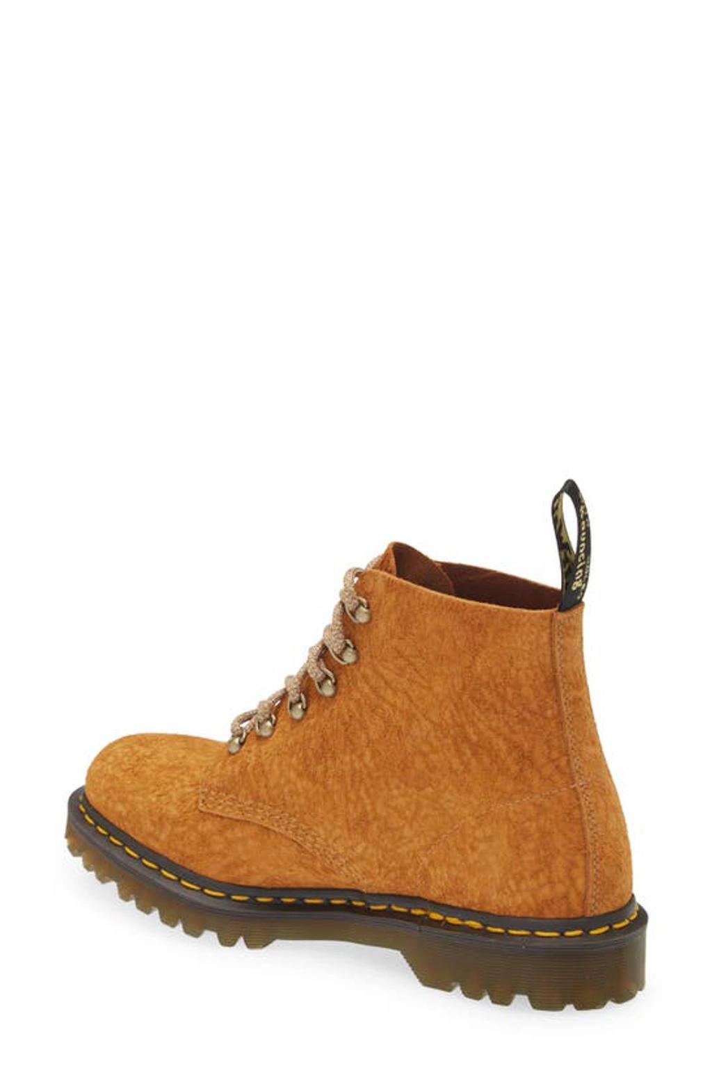 DR. MARTENS' Chunky Lace-up Suede Boots In Brown Product Image