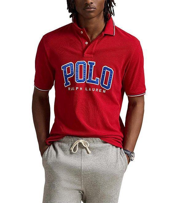 Polo Ralph Lauren Classic Fit Logo Mesh Short Sleeve Polo Shirt Product Image