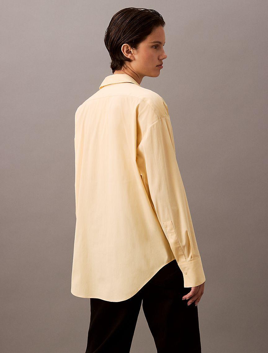 Stretch Poplin Relaxed Fit Button-Down Shirt Product Image