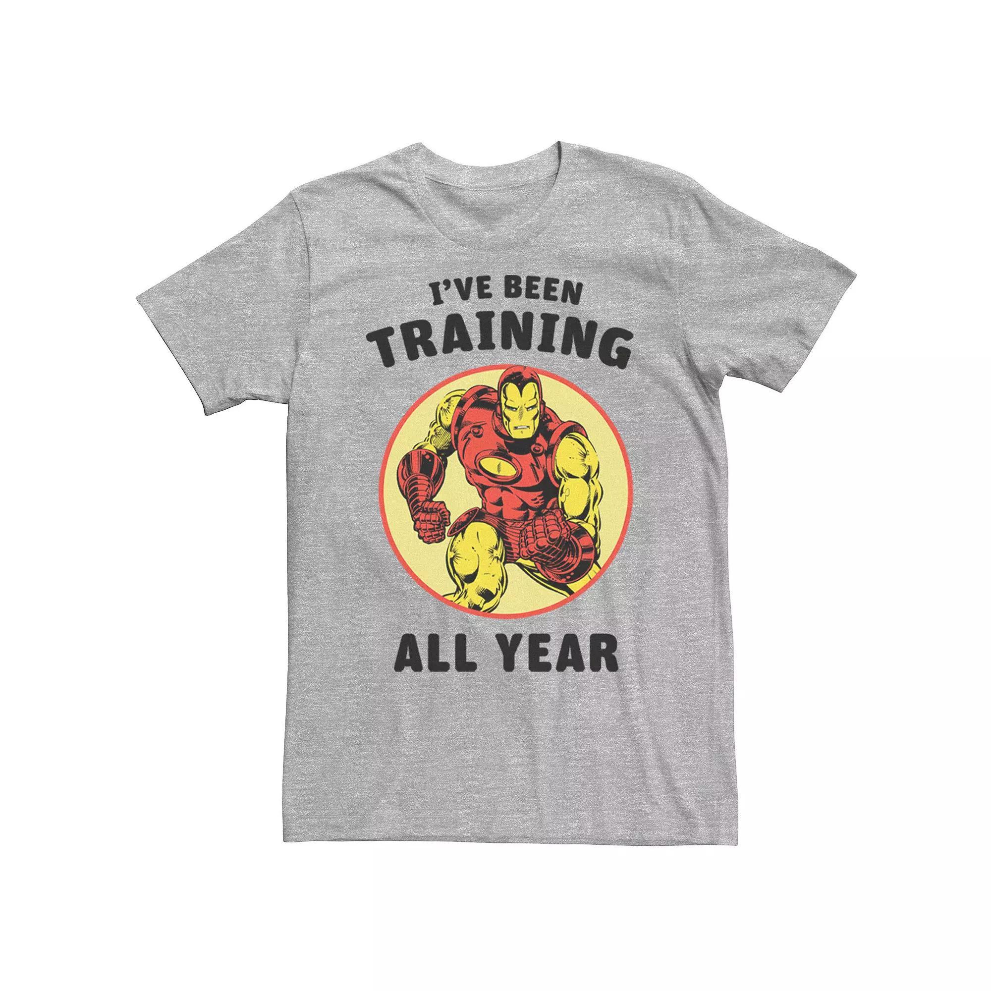 Men's Marvel Iron Man Training All Year Tee,  Product Image