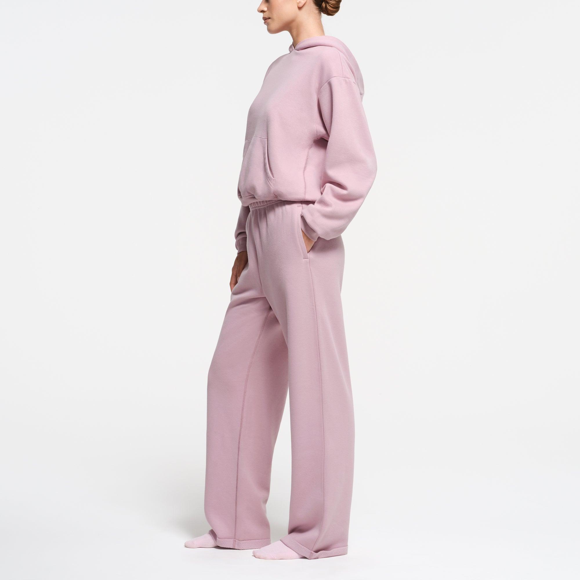 COTTON FLEECE STRAIGHT LEG PANT | DUSK Product Image