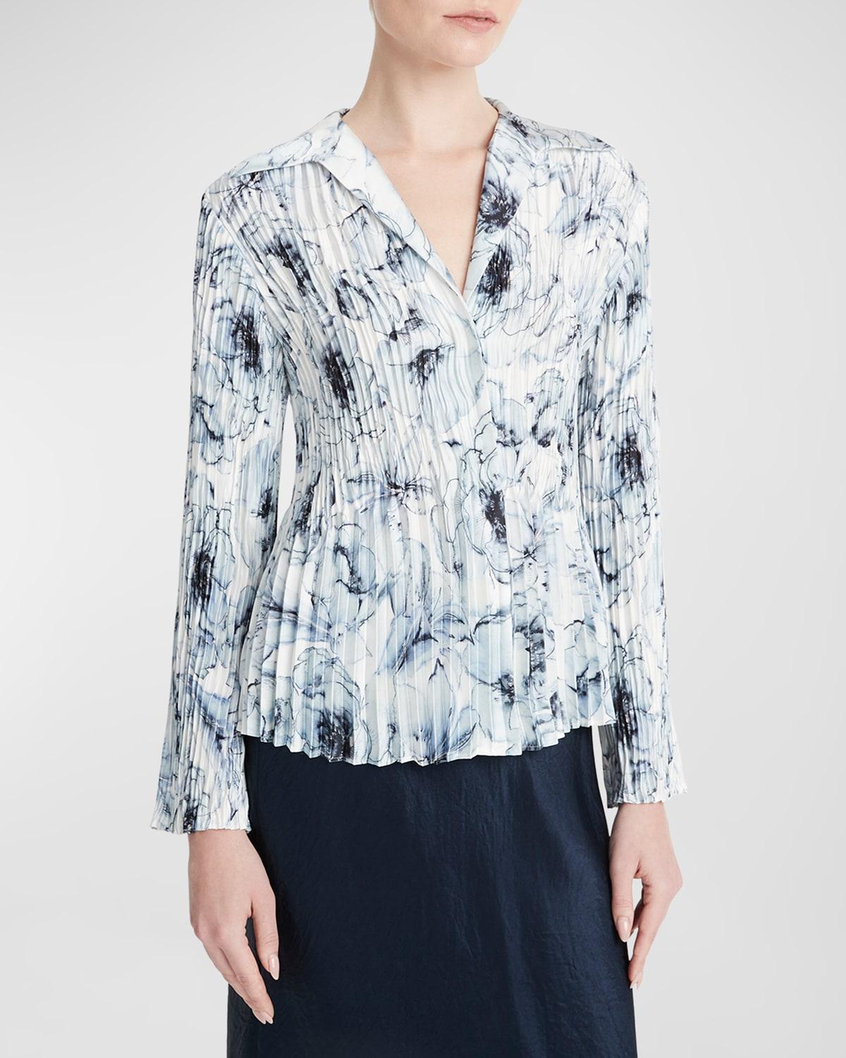 Womens Lilly Pleated Blouse Product Image