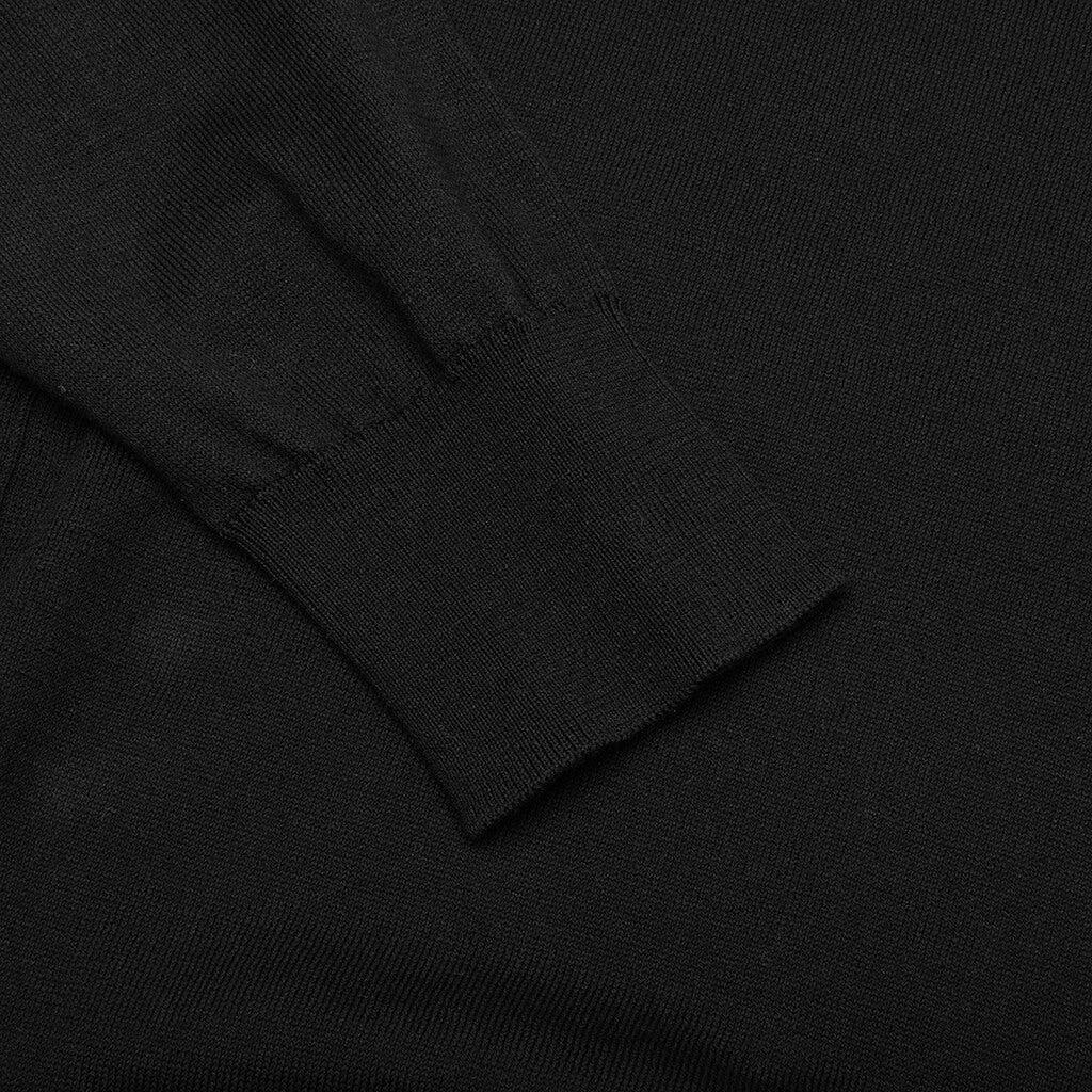 Cotton Sweater - Black Male Product Image