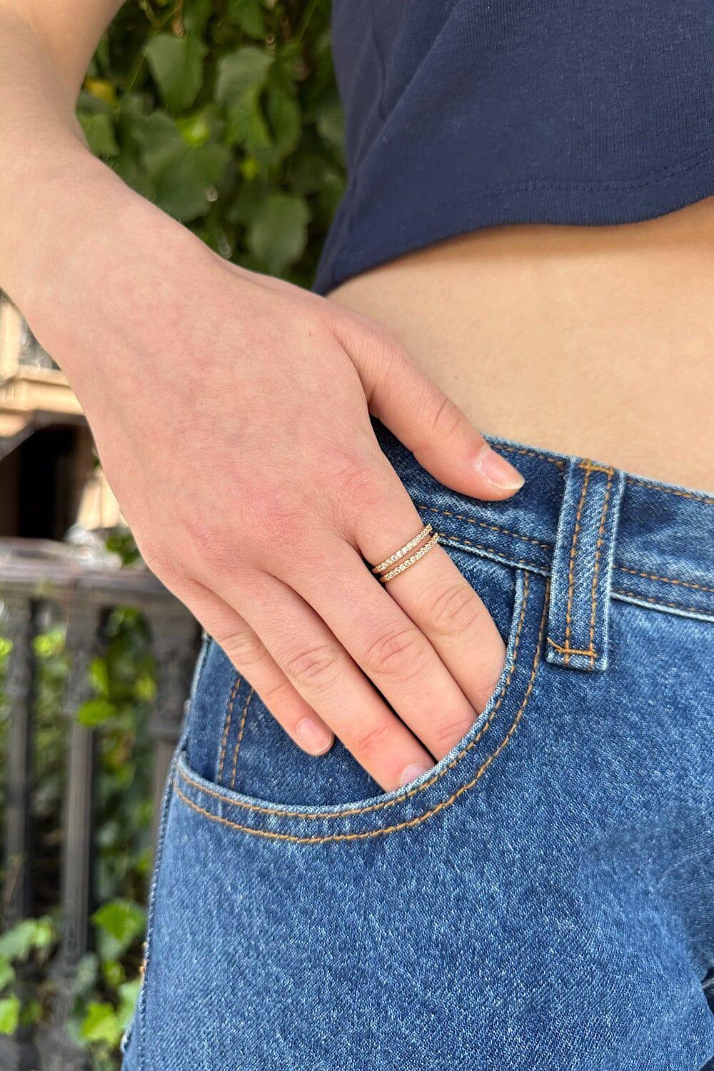 Mini Rhinestone Ring Product Image