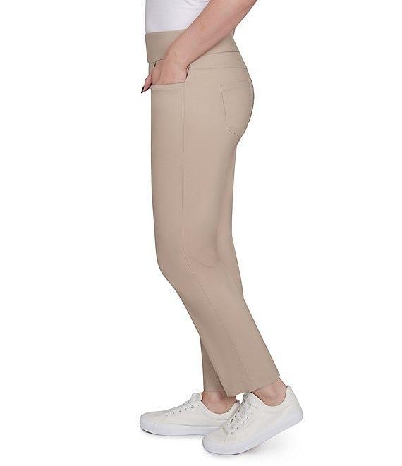 Ruby Rd. Silk Tech Straight Leg Pull-On Ankle Pants Product Image