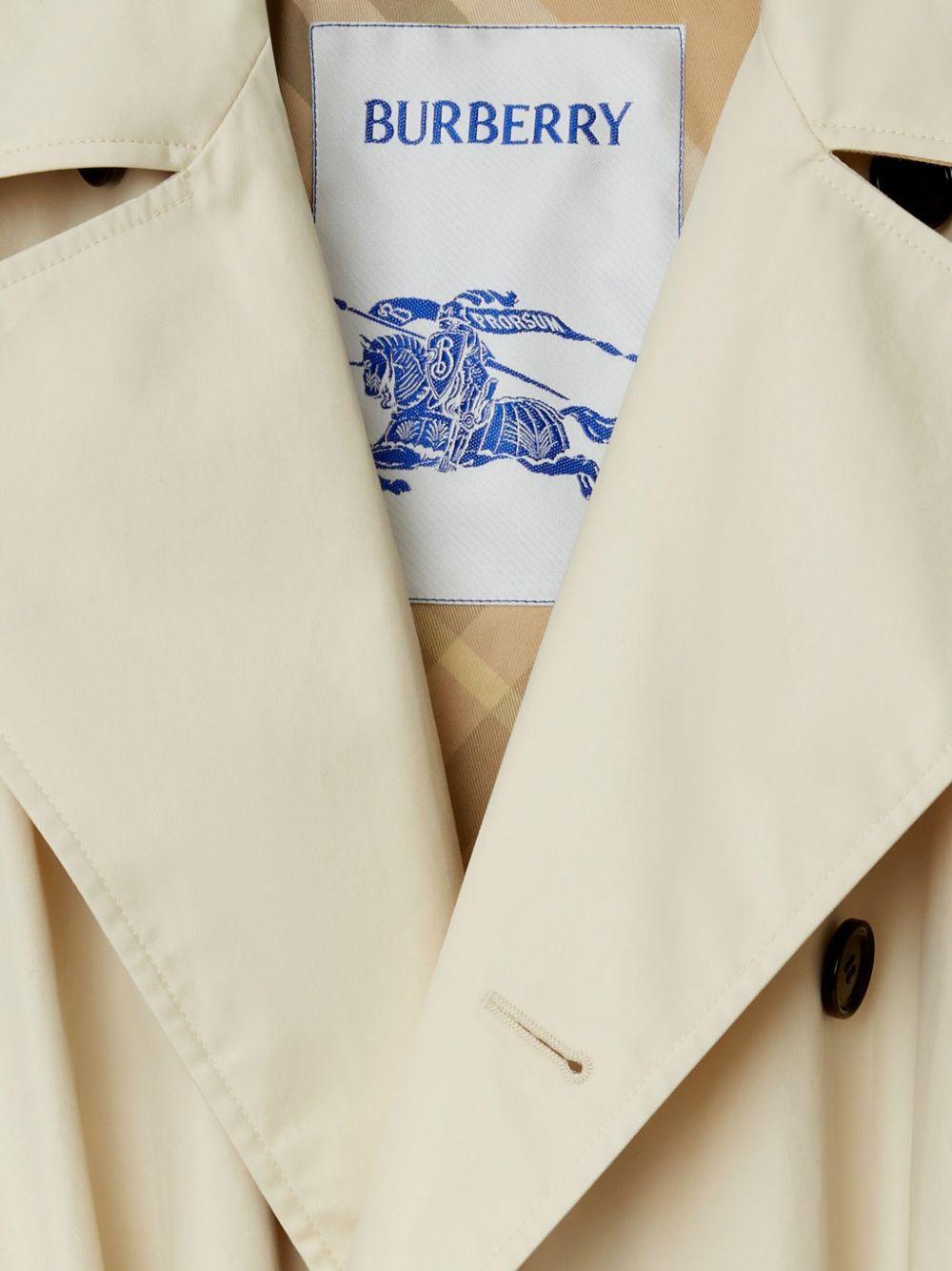 double-breasted cotton trench coat  Product Image
