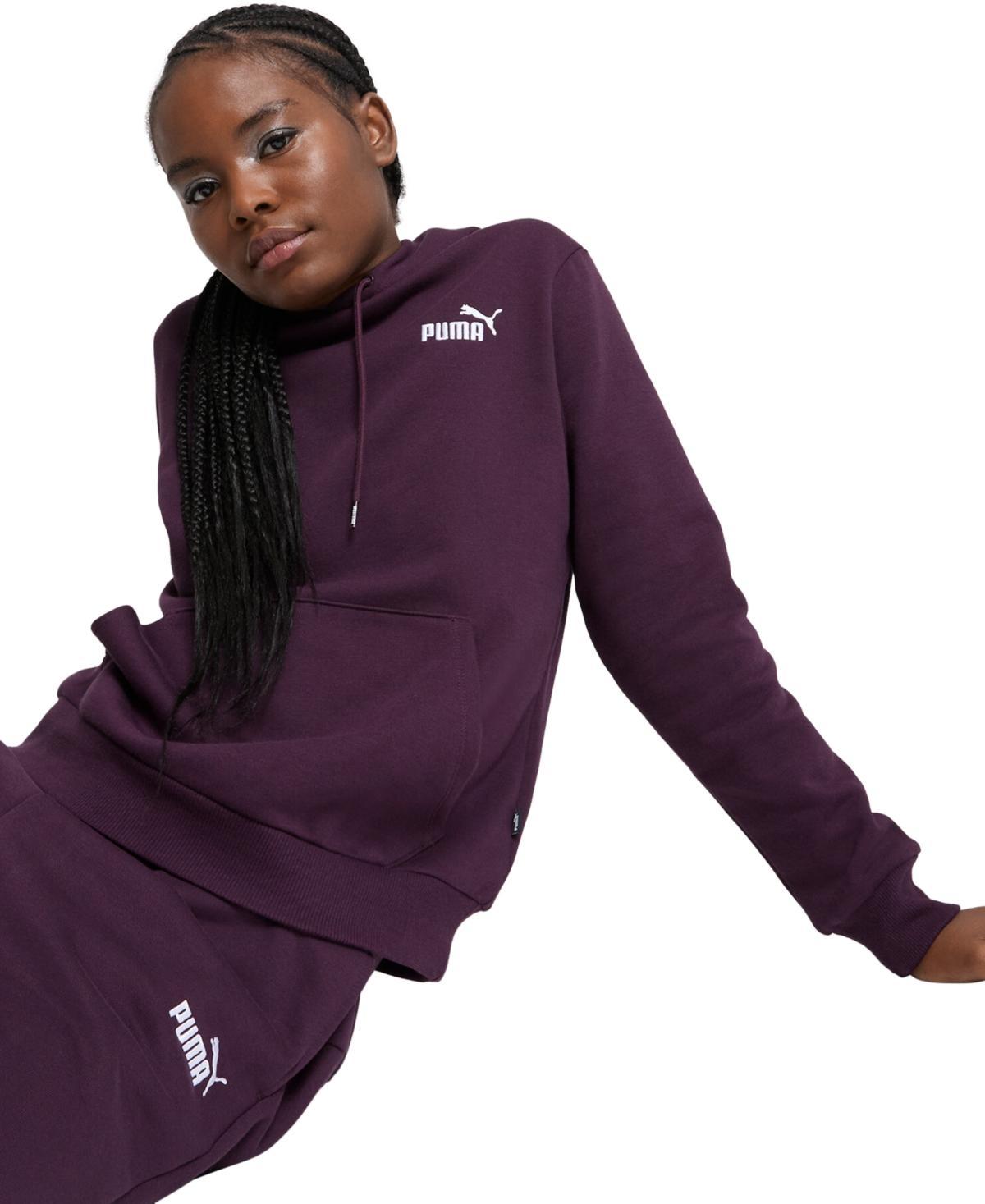 Puma Womens Embroidered Fleece Hoodie Sweatshirt Product Image