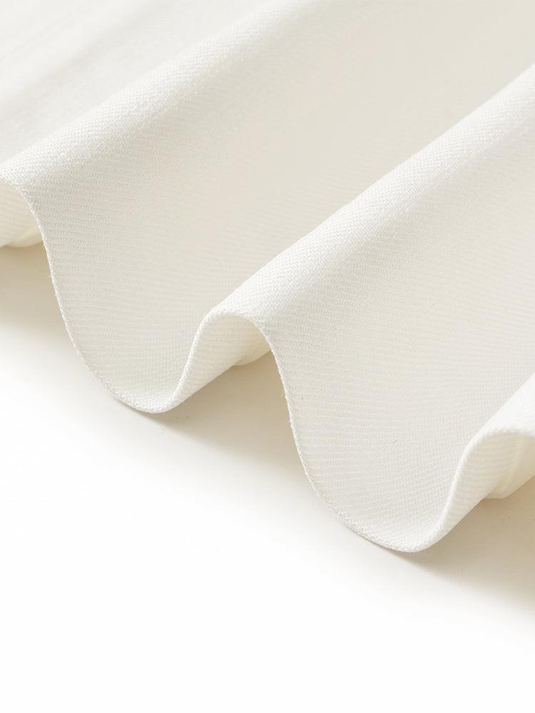 Acetate Single-Breasted Women Crop Blazer Product Image