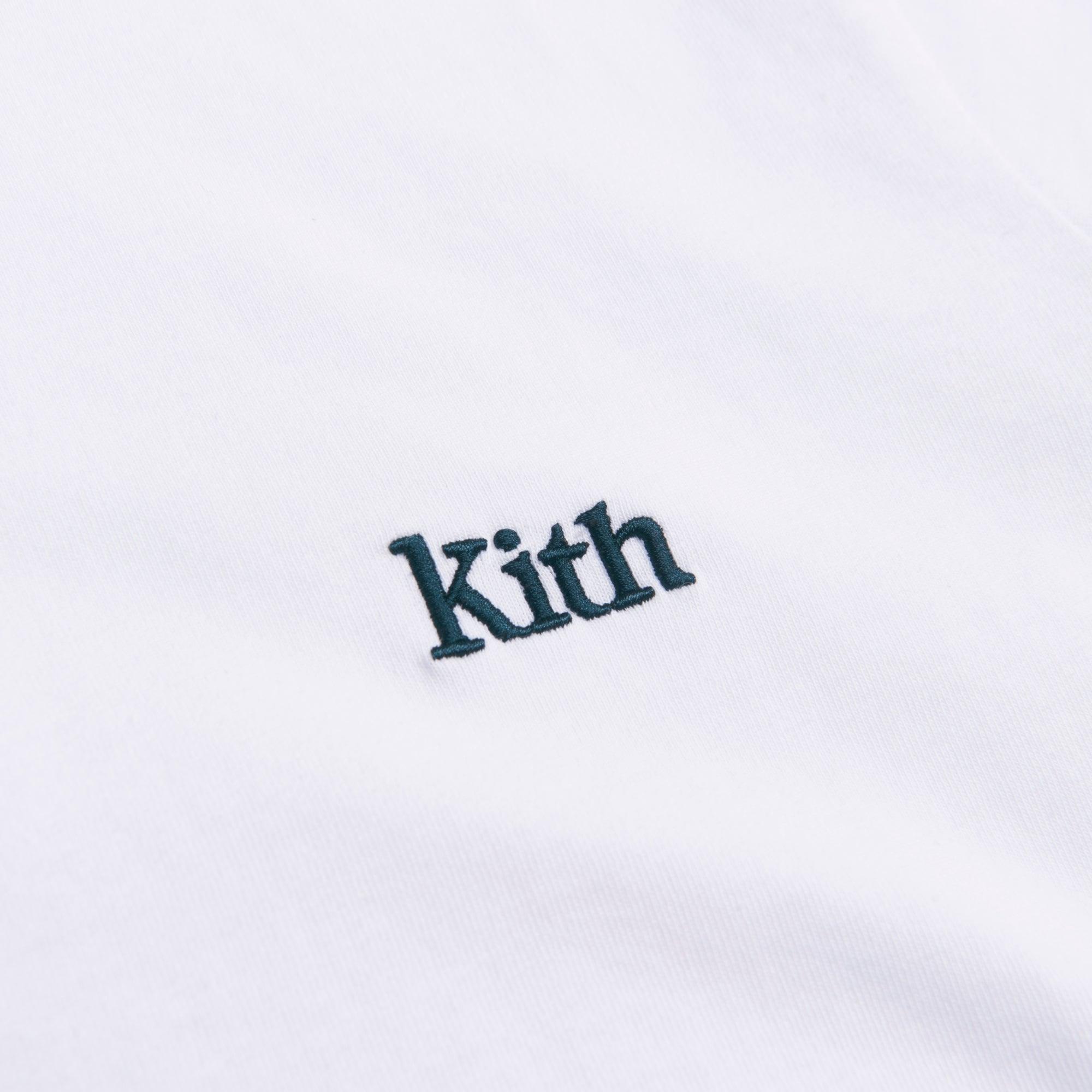 Kith Women Lucy Cropped Long Sleeve II Tee - White Female Product Image