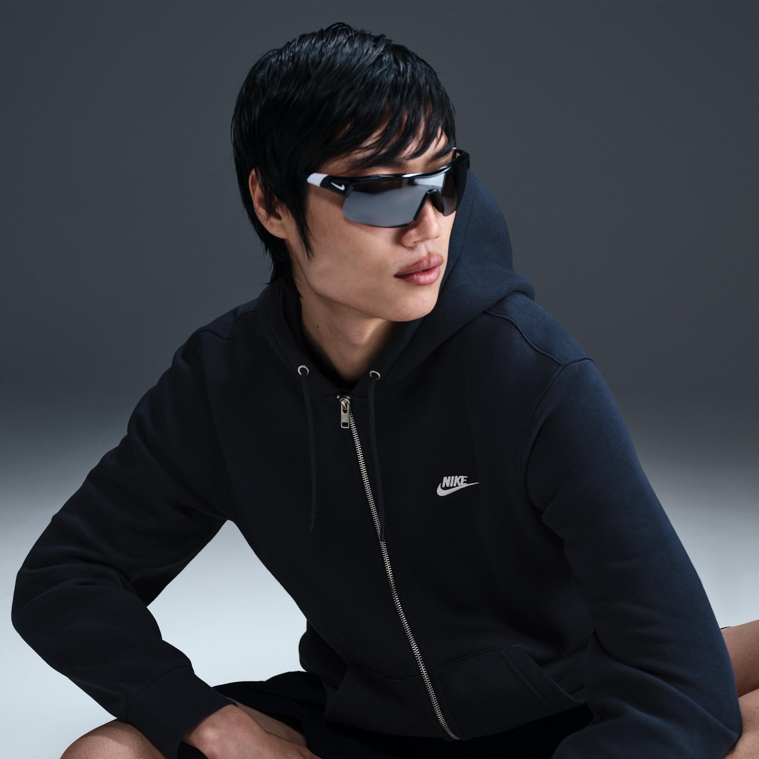 Nike Mens Club Full-Zip Fleece Hoodie | FN3861-451 Product Image