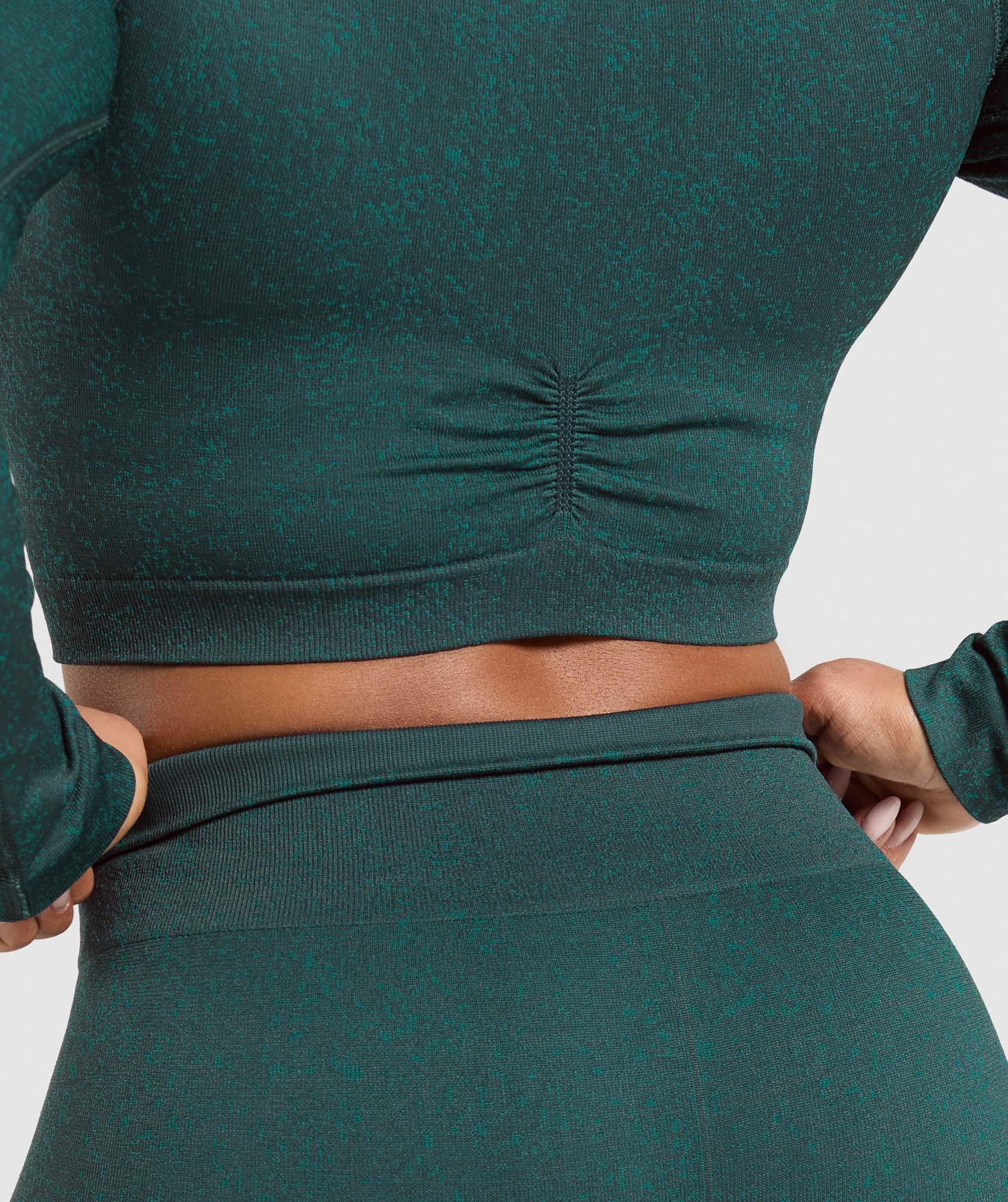 Adapt Fleck Seamless Long Sleeve Crop Top Product Image