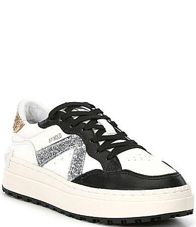 Leather Low-Top Sneakers Product Image