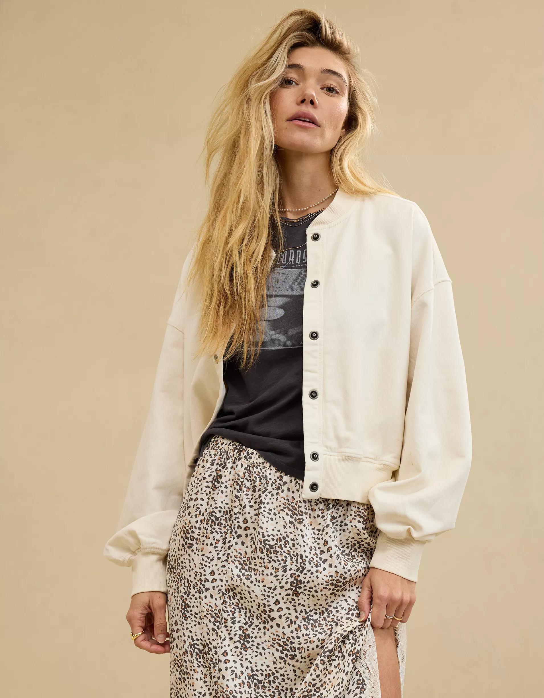 Aerie Soft Landing Bomber Jacket Product Image