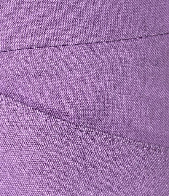 Allison Daley Plus Size Embellished Hem Pull-On Straight Leg Cropped Pants Product Image