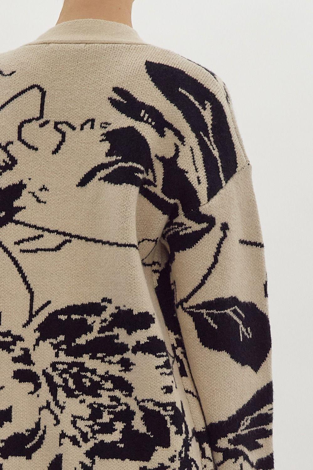 Trying Your Best Floral Cardigan Product Image