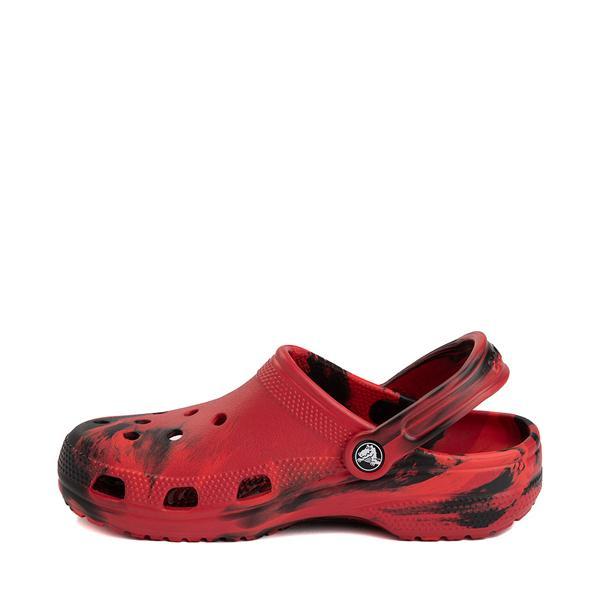 Crocs Mens Crocs Classic Clogs - Mens Shoes Black/Red Product Image