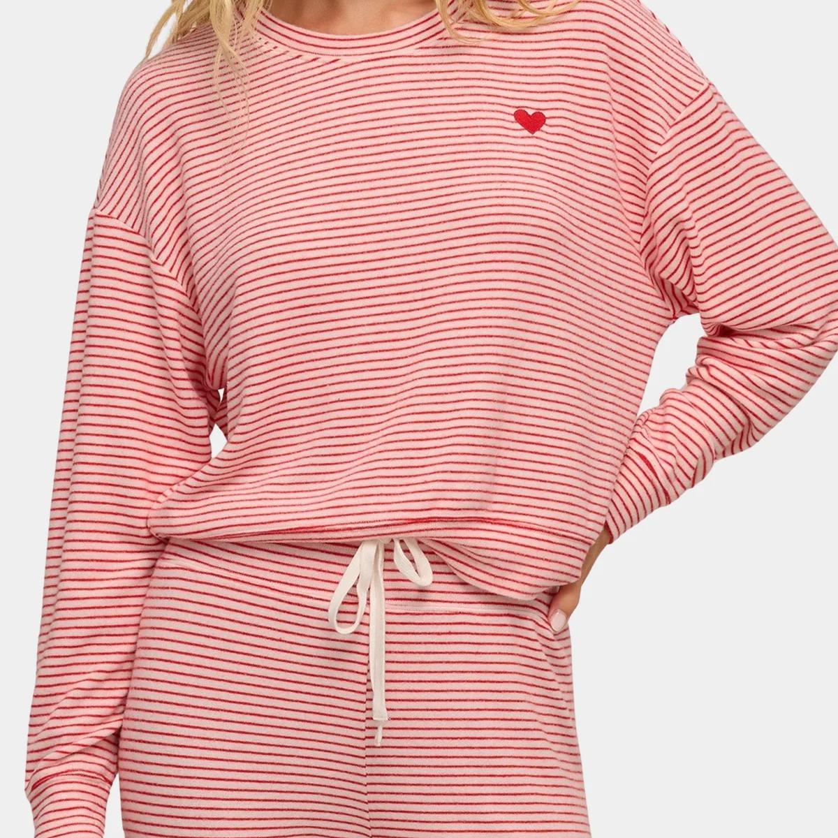 Bisous Stripe Long-Sleeve Top Product Image