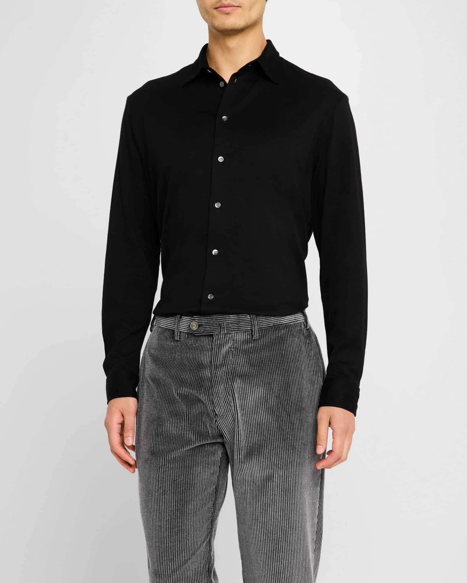 Men's Jersey Stretch Sport Shirt Product Image