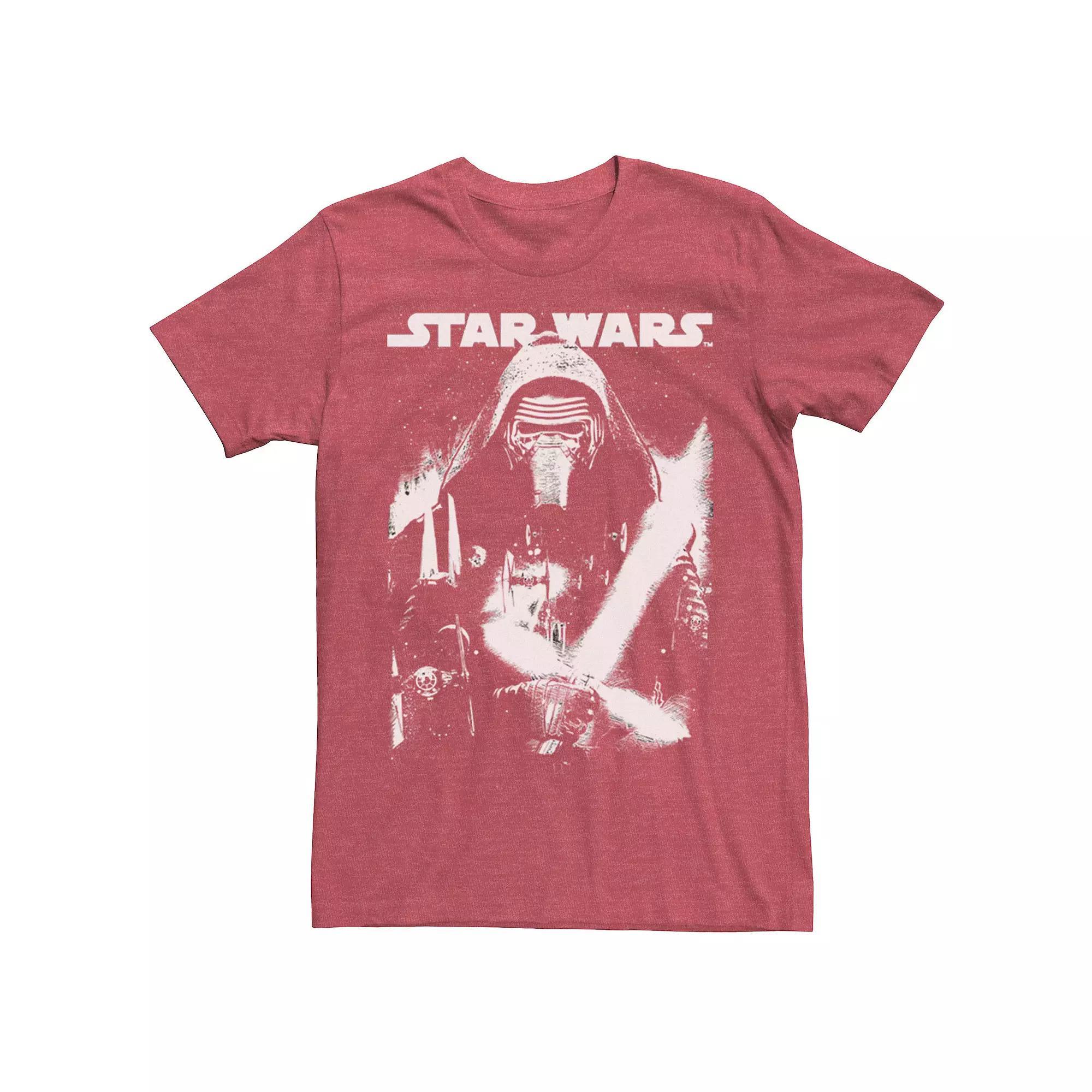 Men's Star Wars Kylo Ren Faded Portrait Tee,  Product Image
