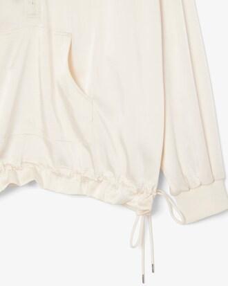 High Zipped Neck Oversized Popover Jacket Product Image