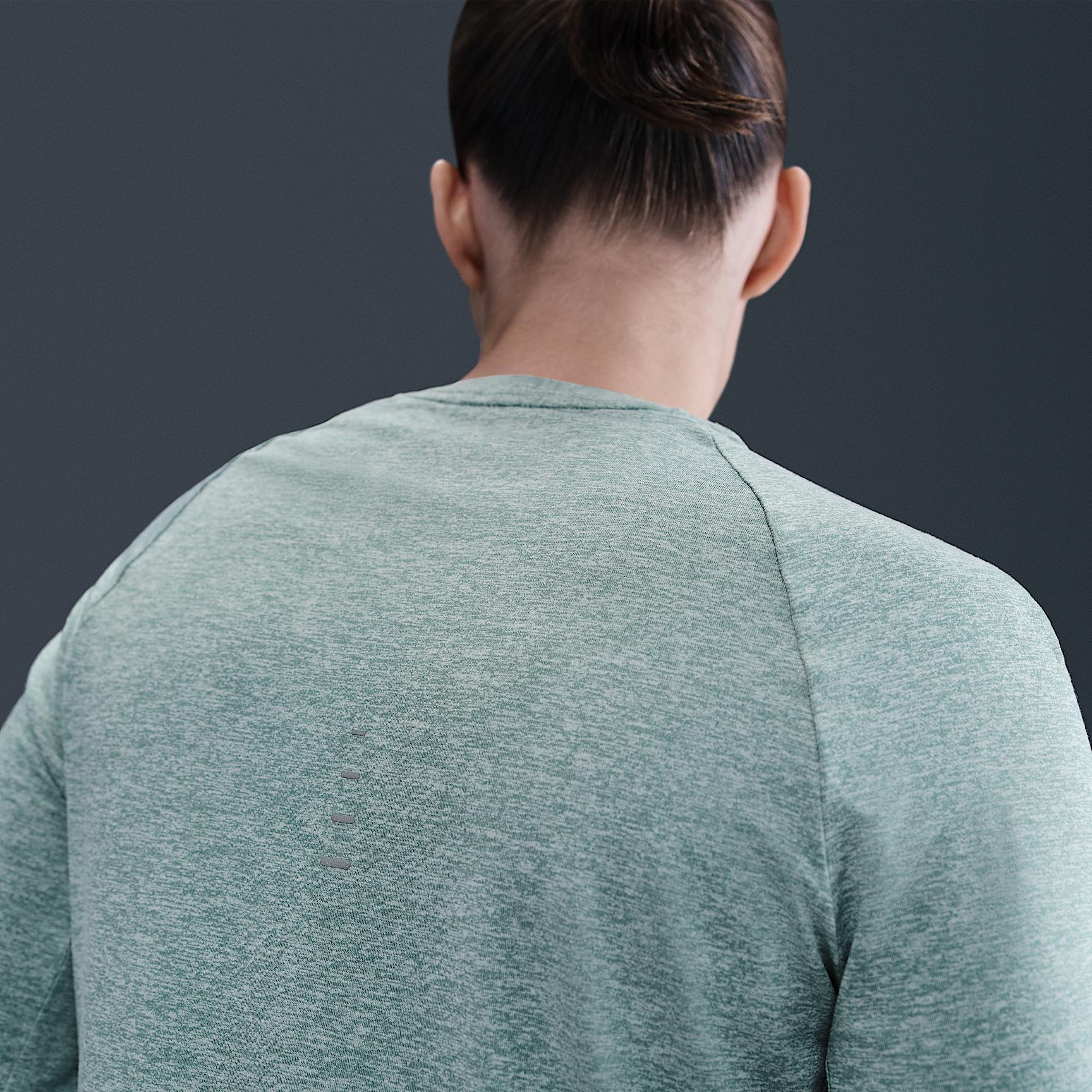 Nike Womens Swift Dri-FIT UV Long-Sleeve Crew-Neck Running Top | HQ0503-017 Product Image