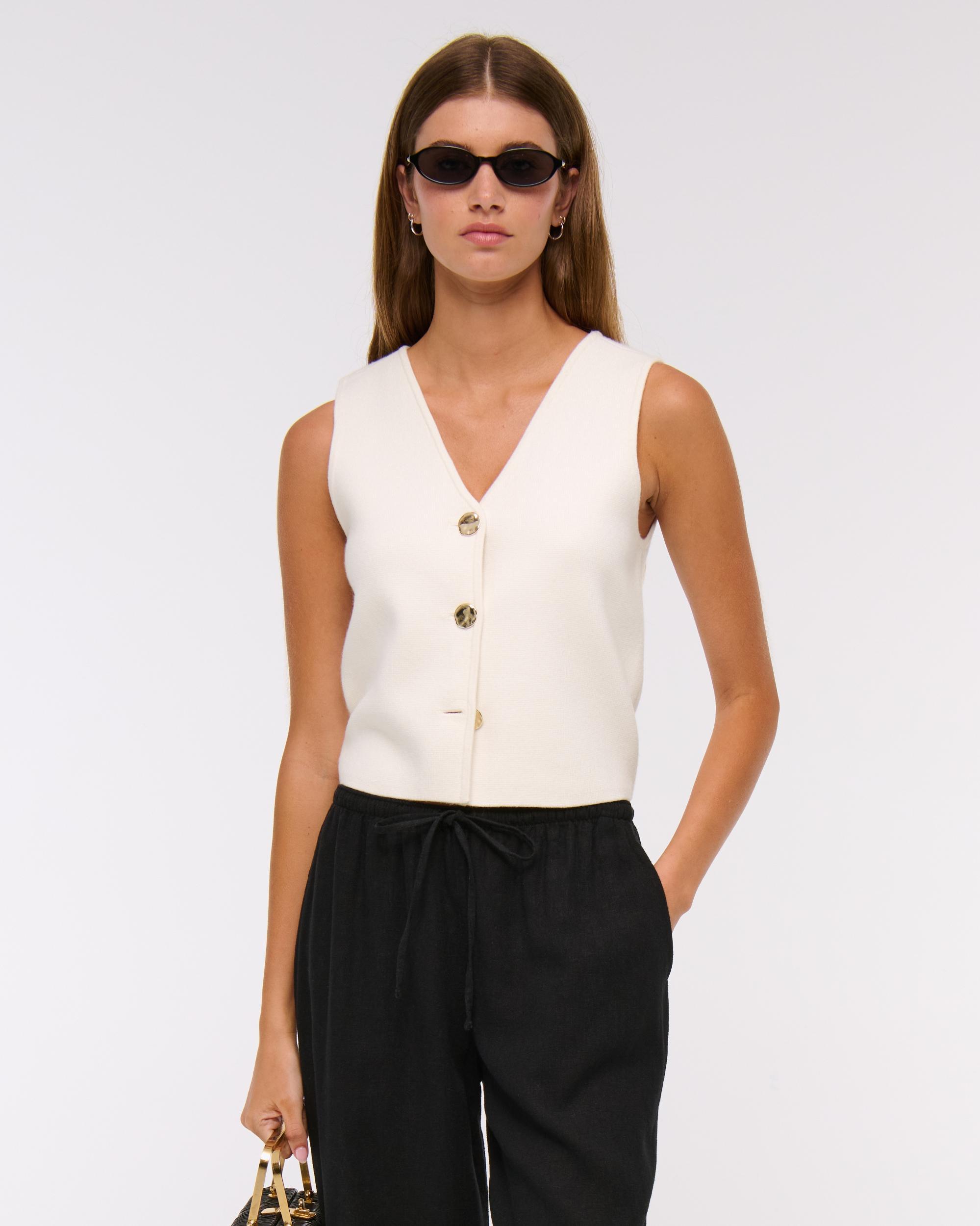 LuxeLoft V-Neck Vest Product Image