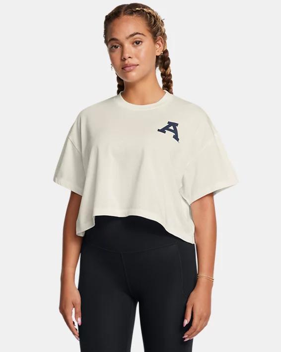 Women's UA Gameday Heavyweight Crop Boxy Collegiate T-Shirt Product Image