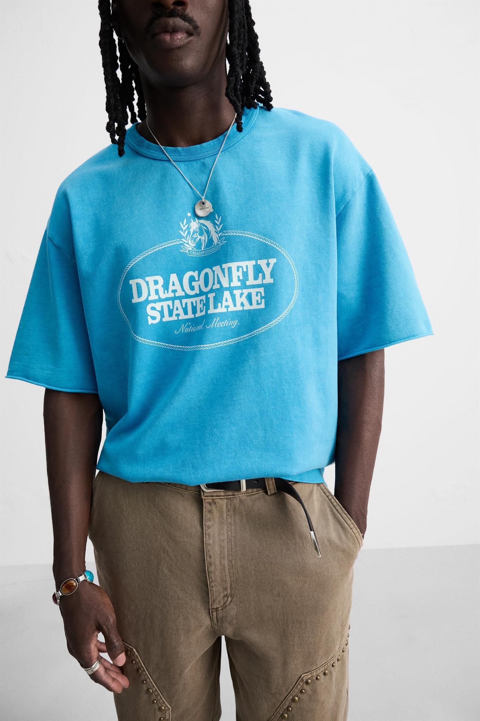 WASHED SWEATSHIRT WITH CONTRAST PRINT Product Image