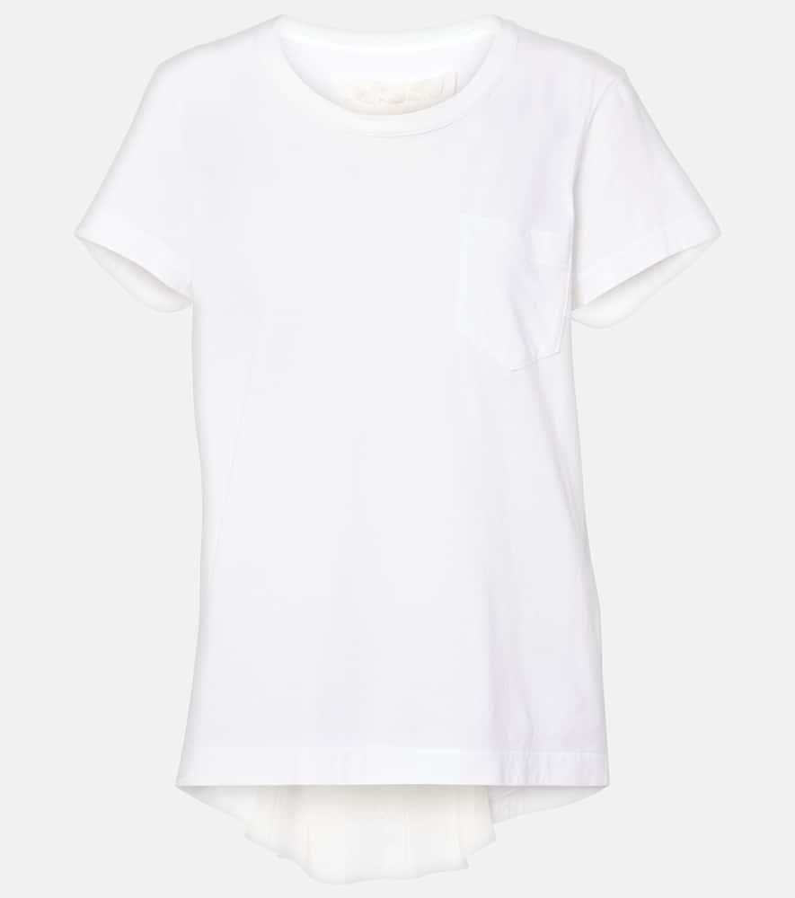 SACAI Cotton Top In White Product Image