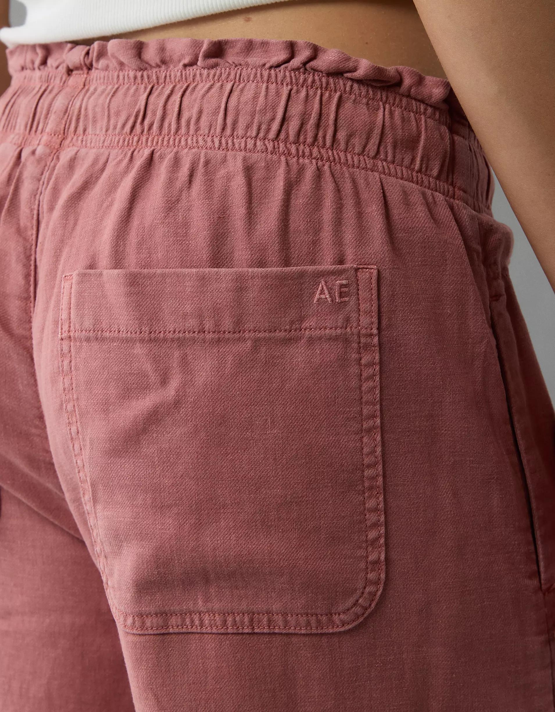 AE Dreamy Drape Linen-Blend Pull-On Pant Product Image