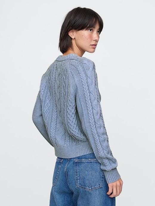 Classic Cable-Knit Sweater Product Image