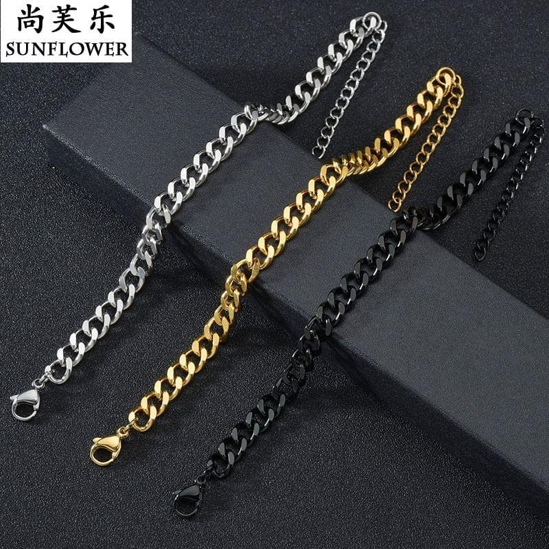 Chunky Chain Stainless Steel Bracelet Product Image