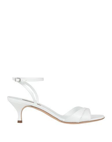 CASADEI Woman Sandals White Size 8 Leather Product Image