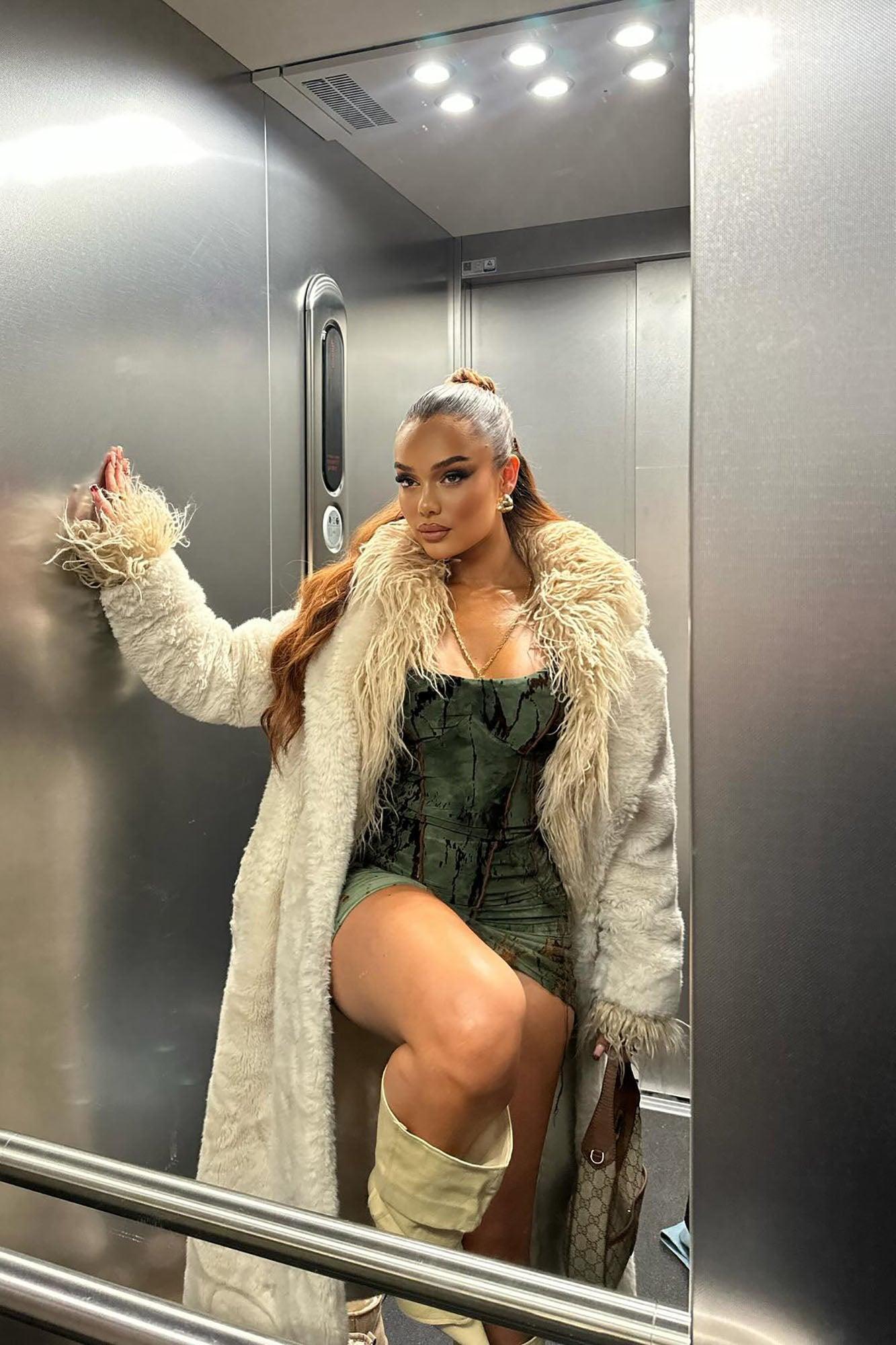 New Destiny Skirt Set - Olive Product Image